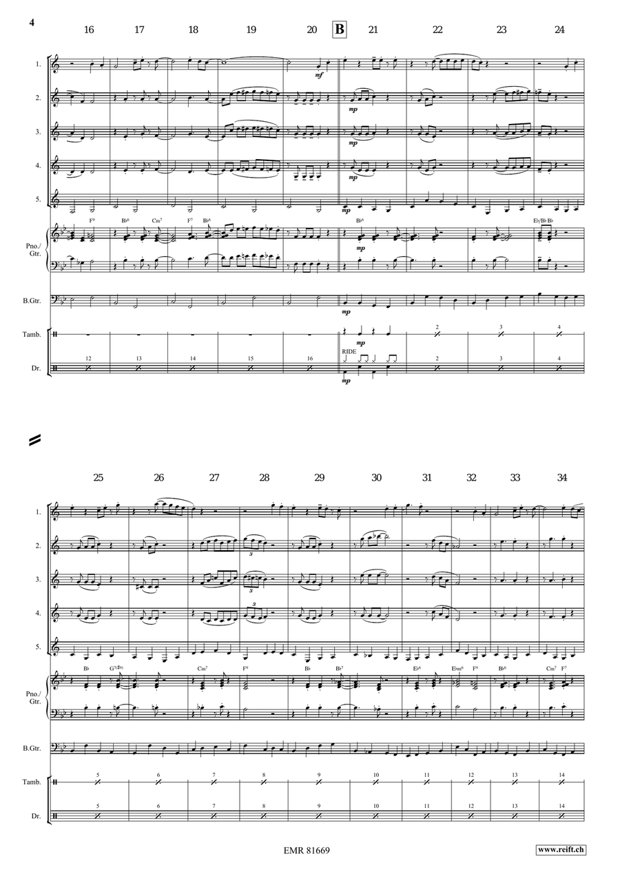 Red River Valley Red River Valley Clarinet Quintet scores gallery preview page 4