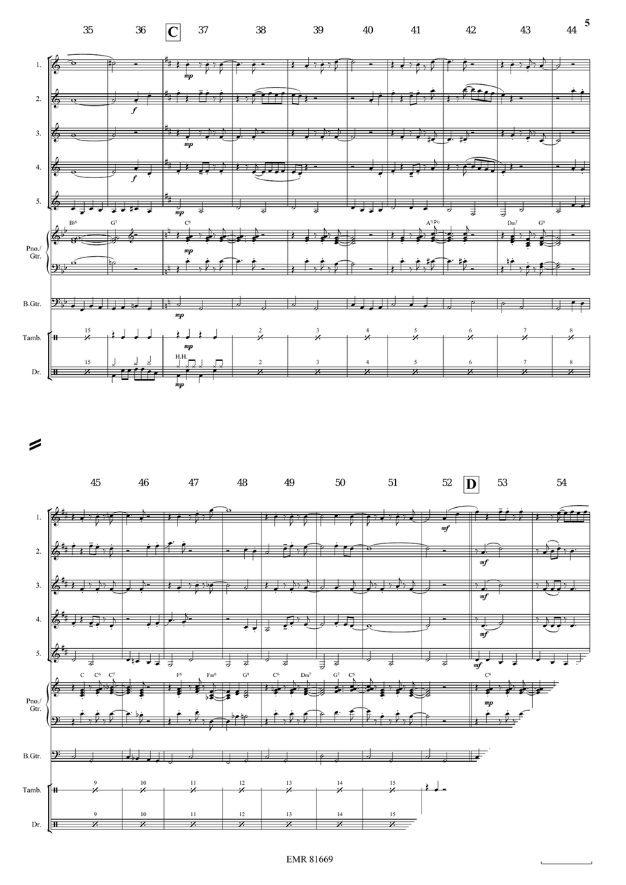 Red River Valley Red River Valley Clarinet Quintet scores gallery preview page 5