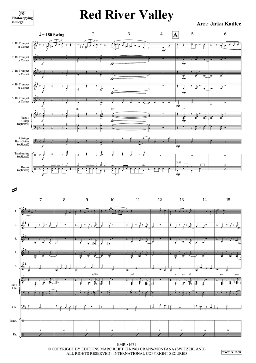 Red River Valley Red River Valley Cornet scores gallery preview page 3
