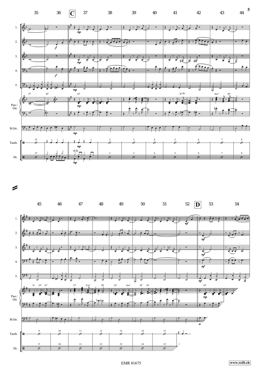 Red River Valley Red River Valley Woodwind Quintet scores gallery preview page 5