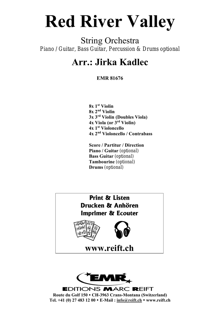 Red River Valley Red River Valley String Orchestra scores gallery preview page 2