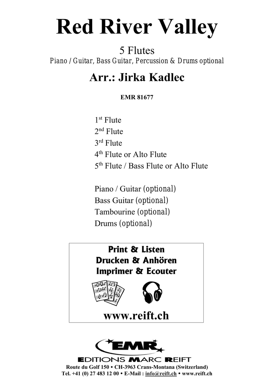 Red River Valley Red River Valley Flute scores gallery preview page 2