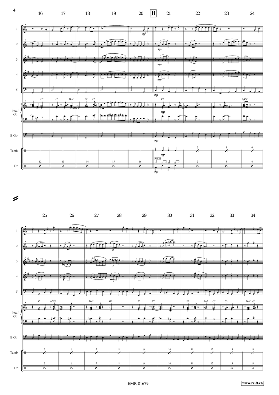 Red River Valley Red River Valley Woodwind Quintet scores gallery preview page 4