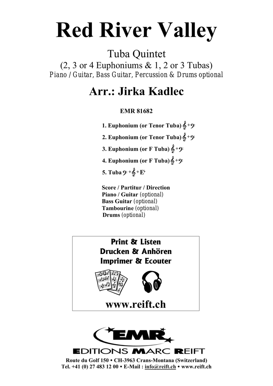 Red River Valley Red River Valley Tuba scores gallery preview page 2