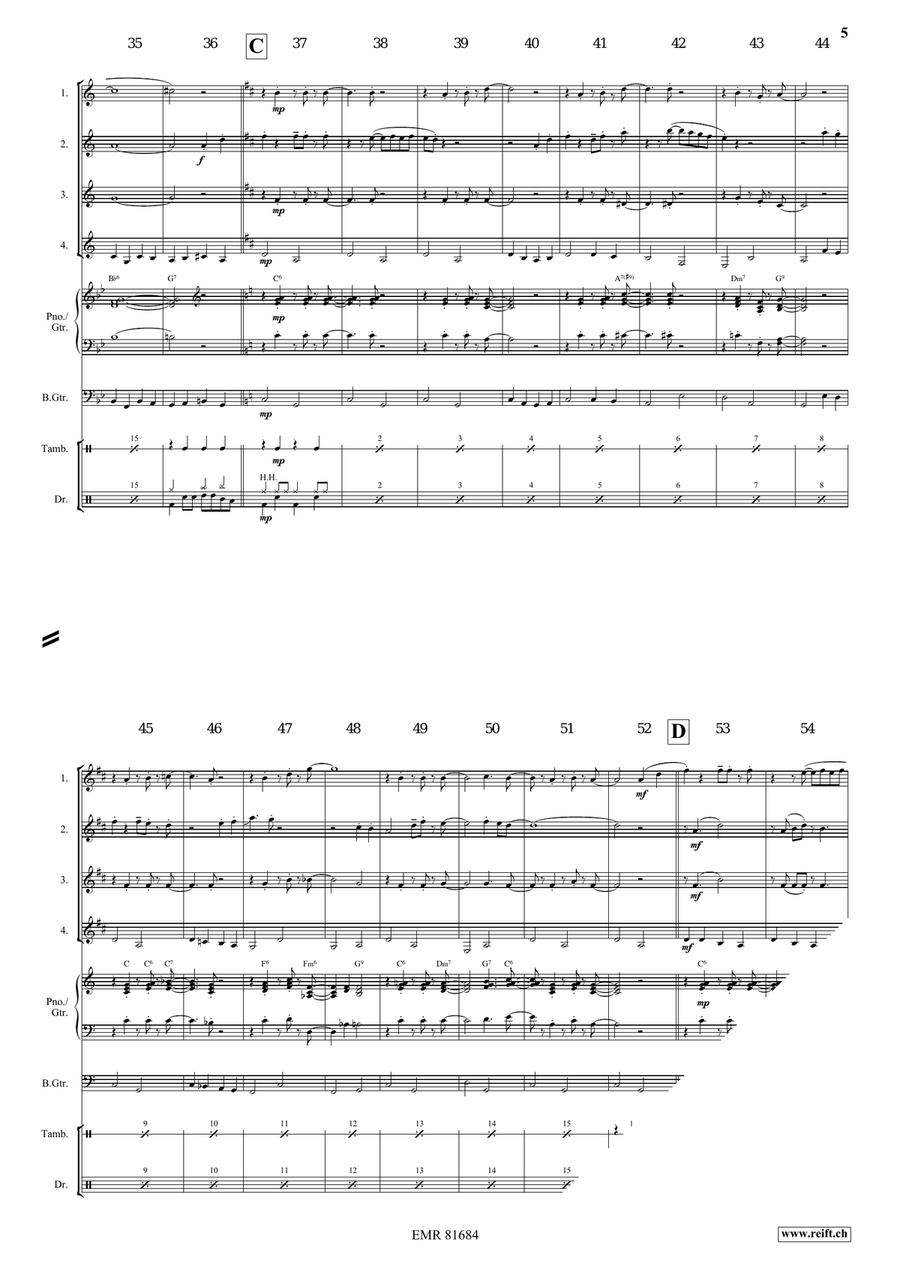 Red River Valley Red River Valley Clarinet Quartet scores gallery preview page 5