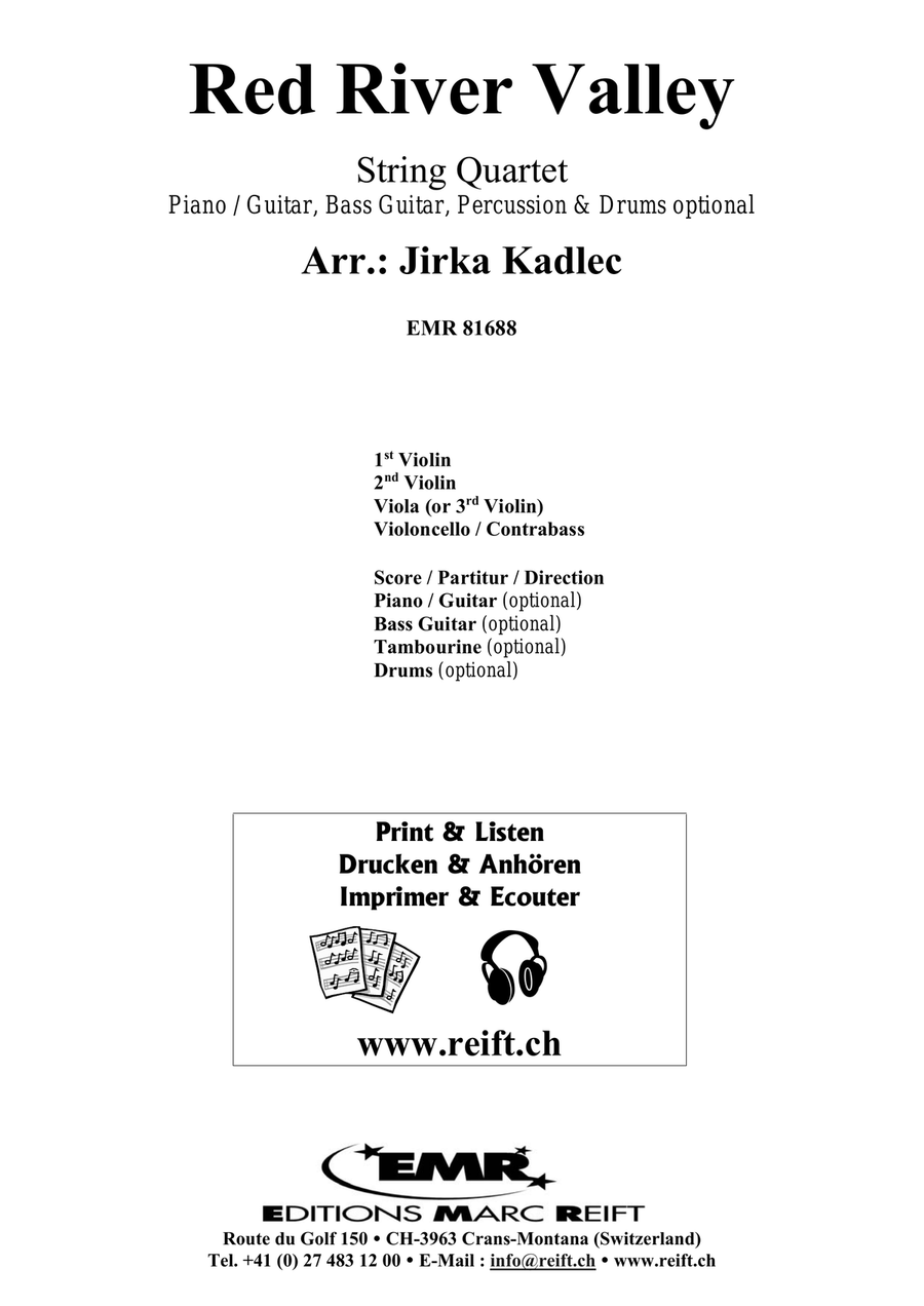 Red River Valley Red River Valley String Quartet scores gallery preview page 2