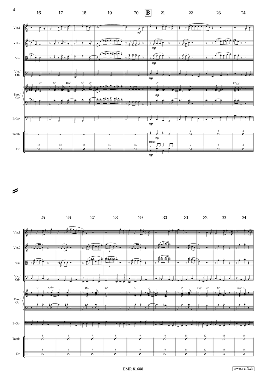 Red River Valley Red River Valley String Quartet scores gallery preview page 4