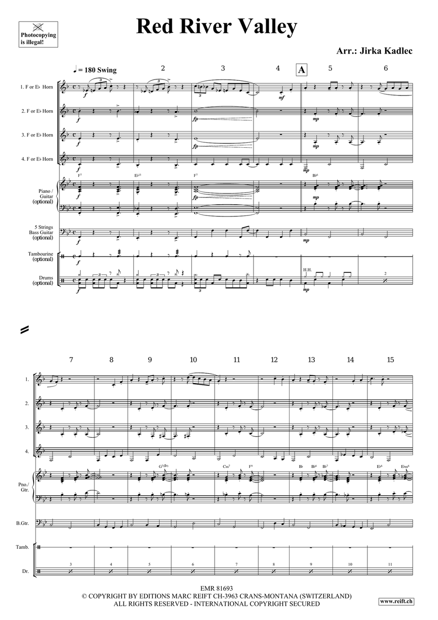 Red River Valley Red River Valley Horn scores gallery preview page 3