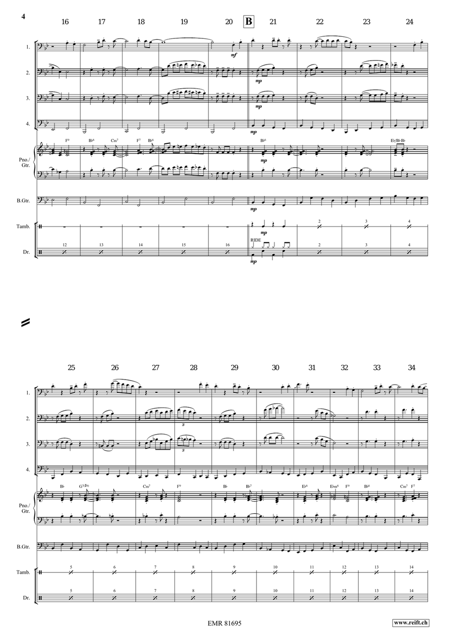 Red River Valley Red River Valley Tuba Quartet scores gallery preview page 4