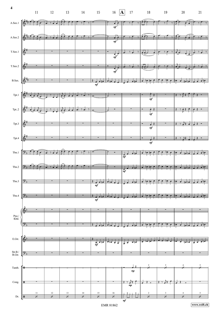 There's A Great Day Coming Big Band scores gallery preview page 4