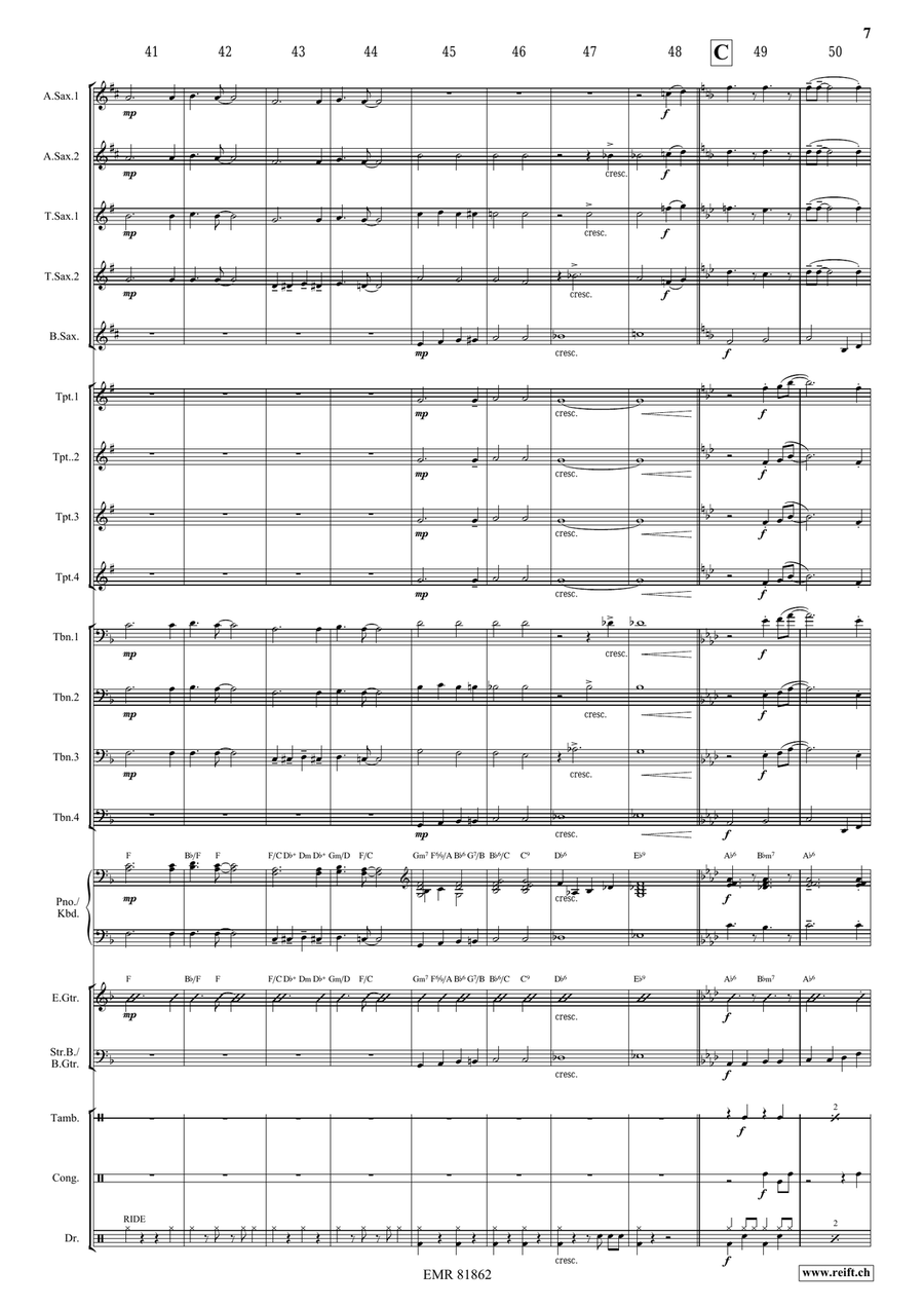 There's A Great Day Coming Big Band scores gallery preview page 7
