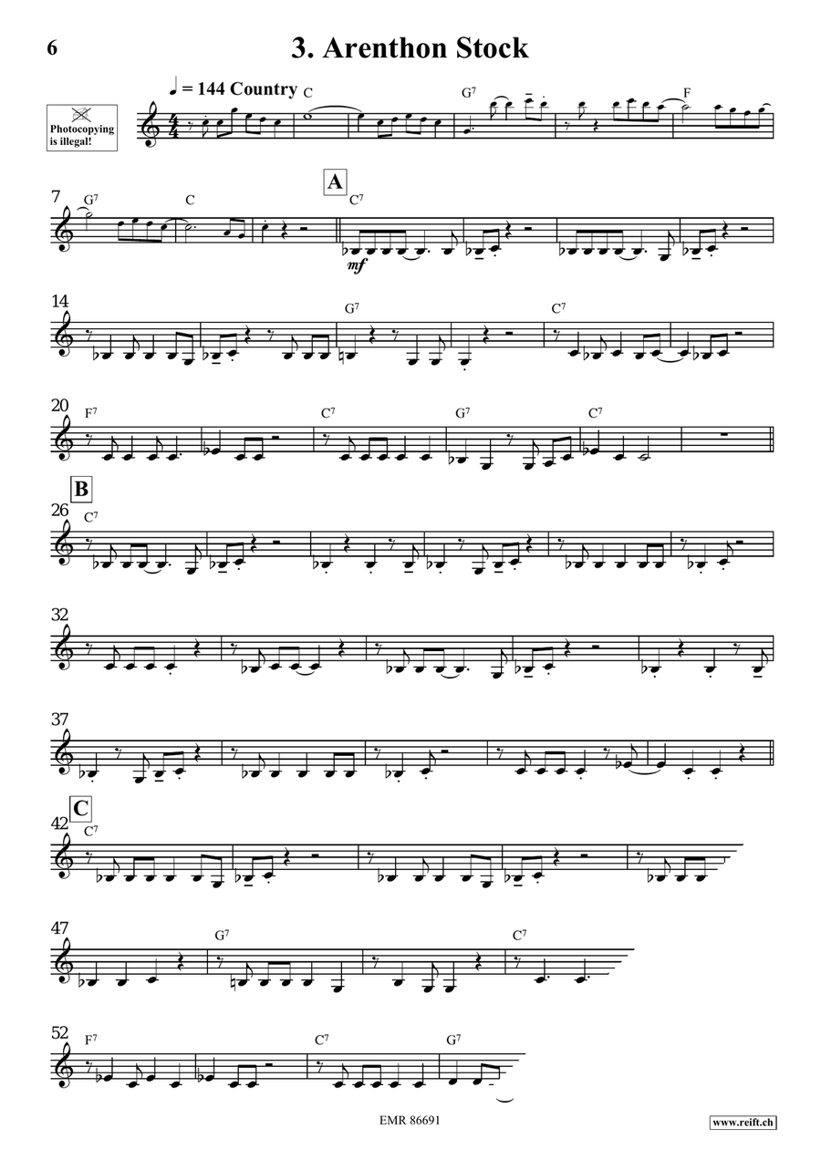 17 Solos 17 Solos Bass Clarinet scores gallery preview page 6
