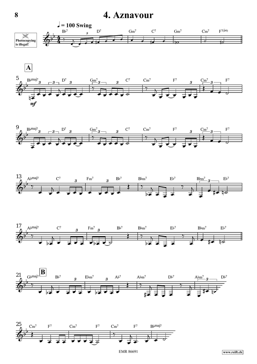 17 Solos 17 Solos Bass Clarinet scores gallery preview page 7