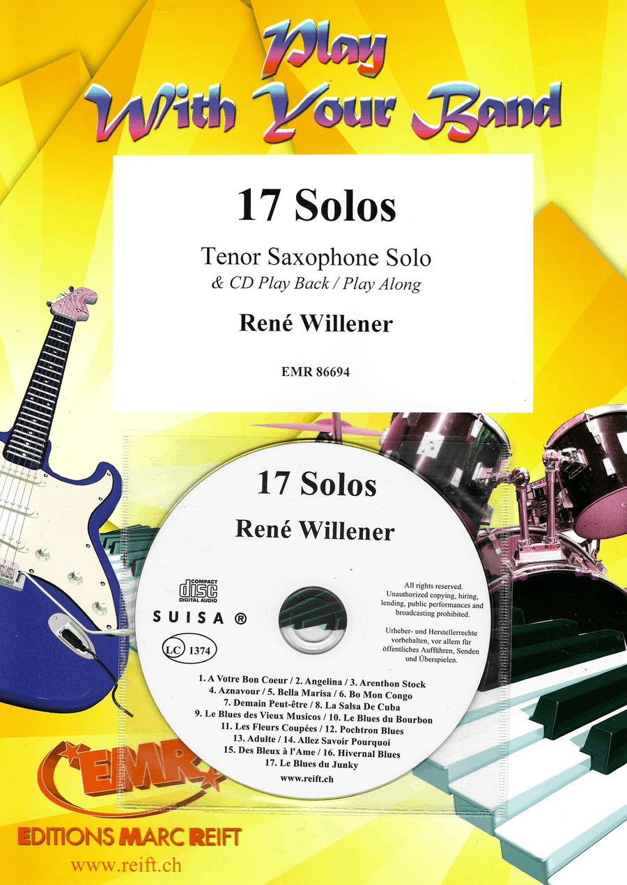17 Solos 17 Solos Tenor Saxophone scores gallery preview page 1