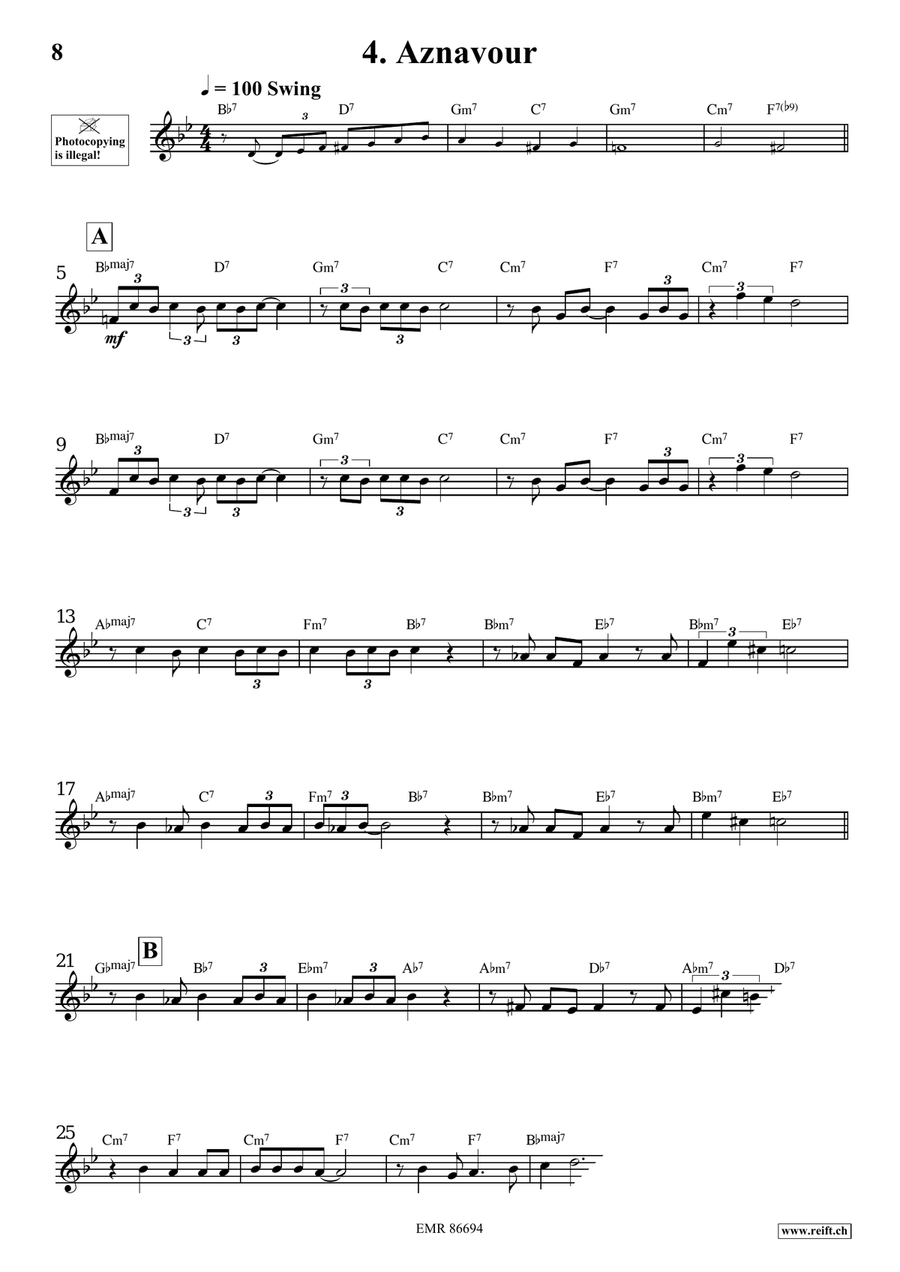 17 Solos 17 Solos Tenor Saxophone scores gallery preview page 7