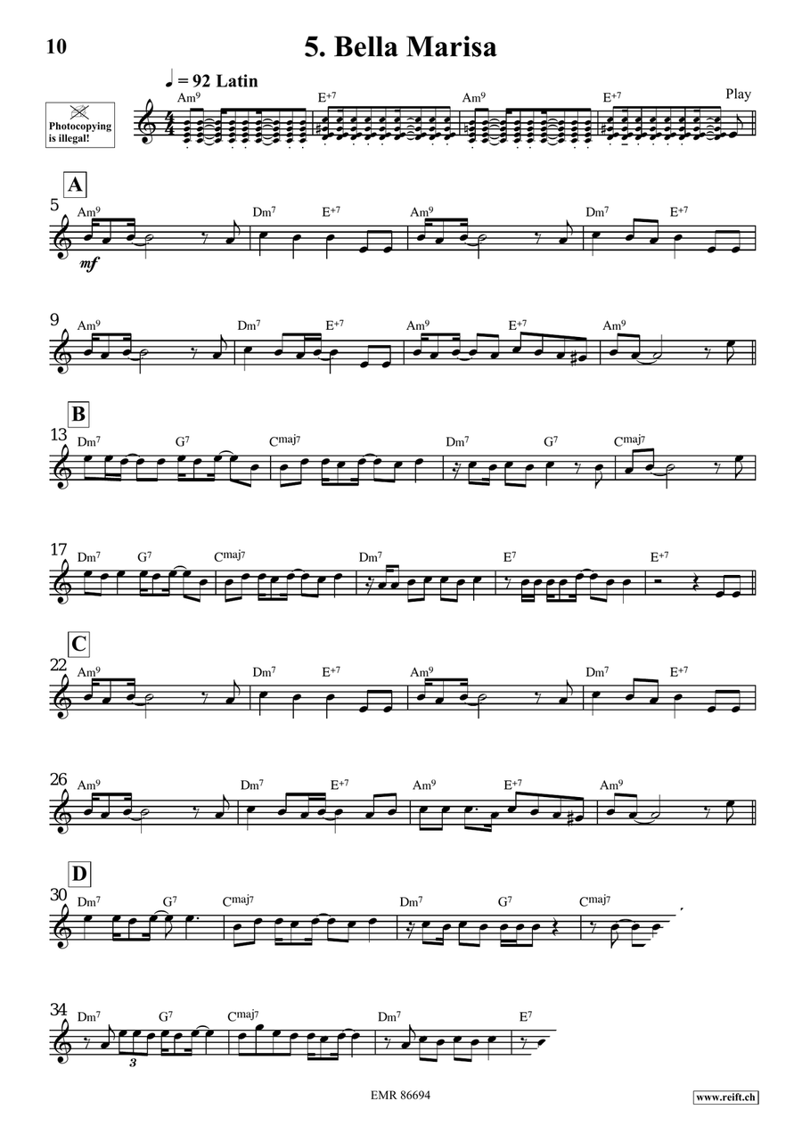 17 Solos 17 Solos Tenor Saxophone scores gallery preview page 8