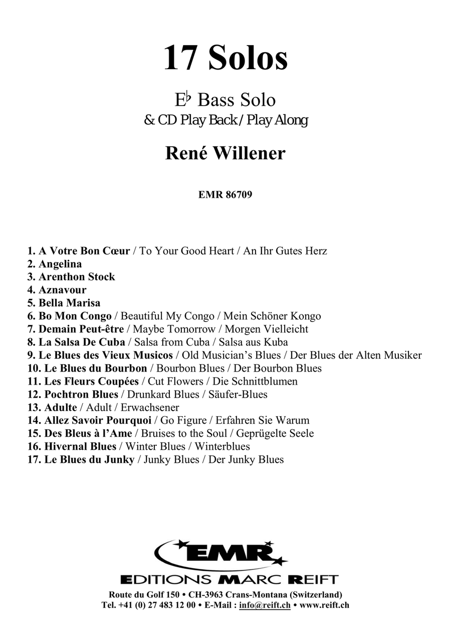 17 Solos 17 Solos Bass Voice scores gallery preview page 2