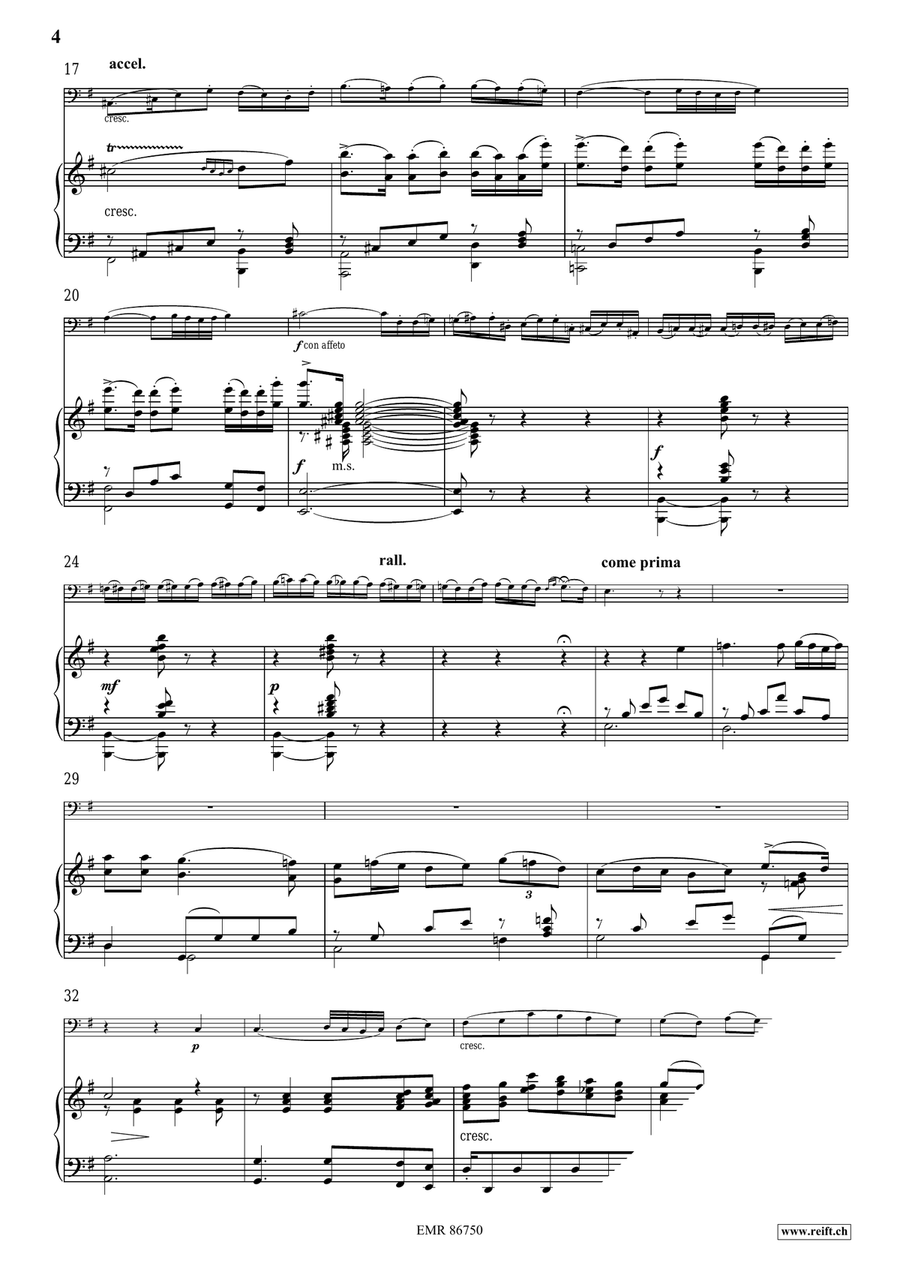 Liebeslied Liebeslied Double Bass scores gallery preview page 4