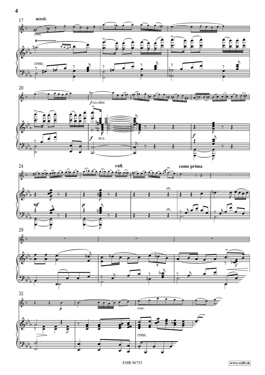 Liebeslied Liebeslied Soprano Saxophone scores gallery preview page 4