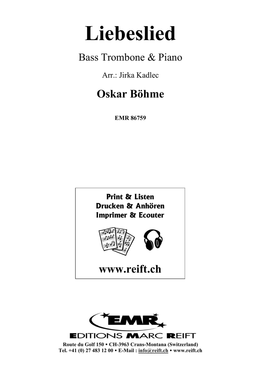 Liebeslied Liebeslied Bass Trombone scores gallery preview page 2