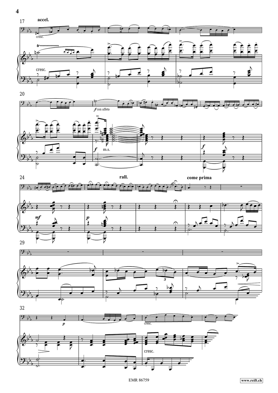 Liebeslied Liebeslied Bass Trombone scores gallery preview page 4