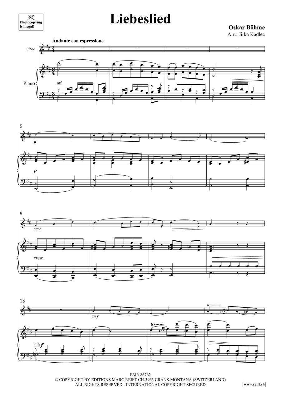 Liebeslied Liebeslied Piano Accompaniment scores gallery preview page 3