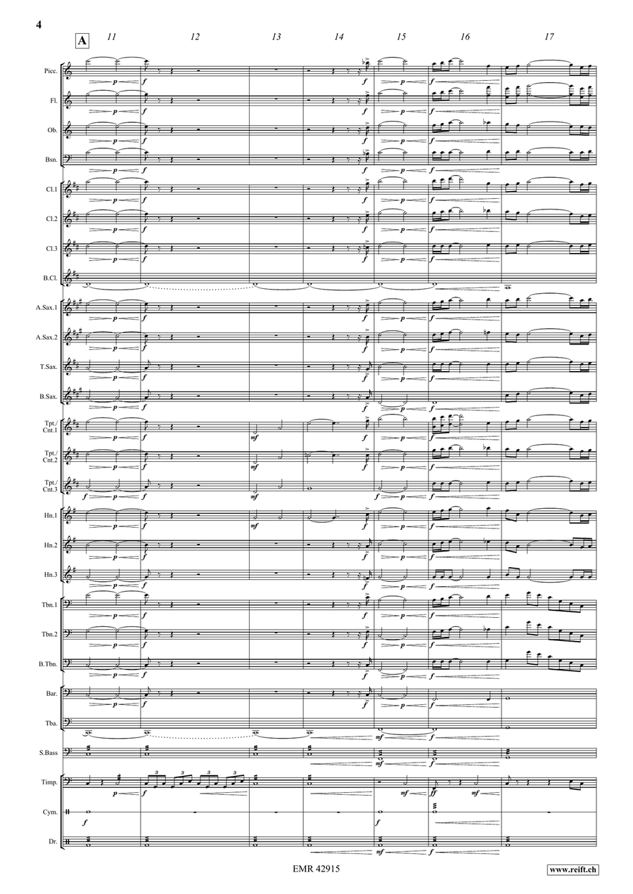 2001: A Funk Odyssey 2001: A Funk Odyssey Concert Band scores gallery preview page 6