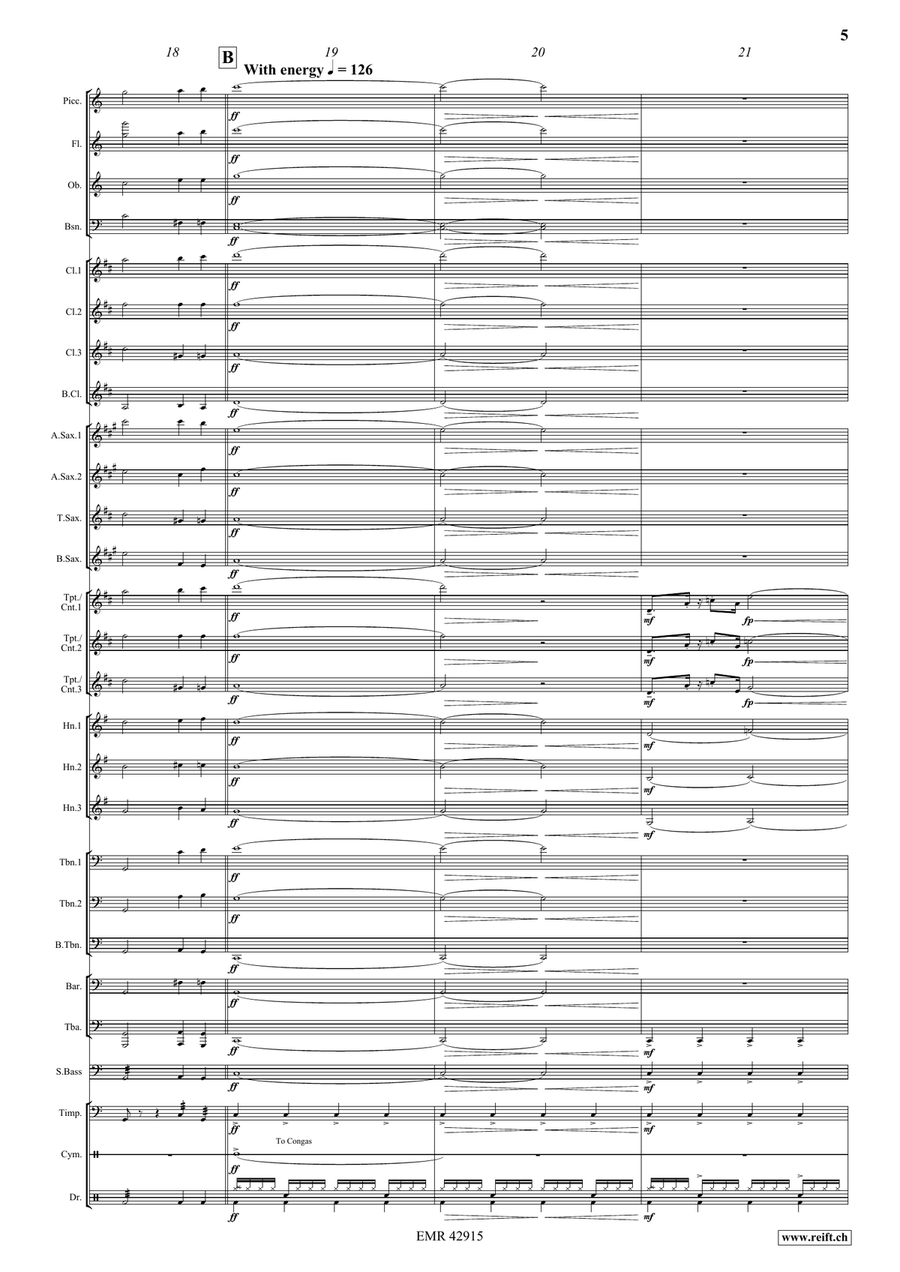 2001: A Funk Odyssey 2001: A Funk Odyssey Concert Band scores gallery preview page 7