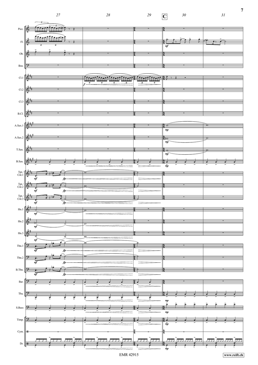 2001: A Funk Odyssey 2001: A Funk Odyssey Concert Band scores gallery preview page 9