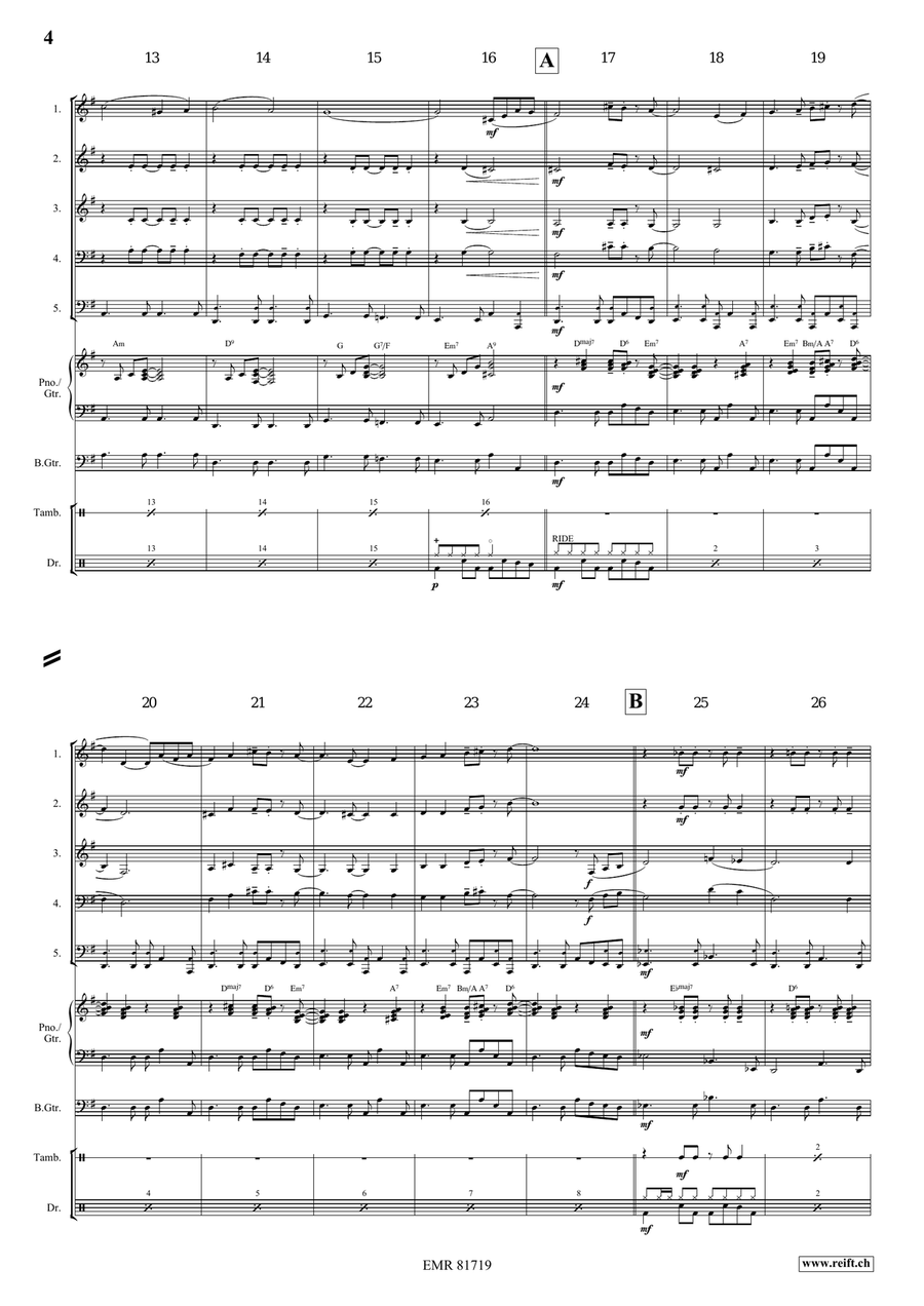 Melody in F Melody in F Score scores gallery preview page 5