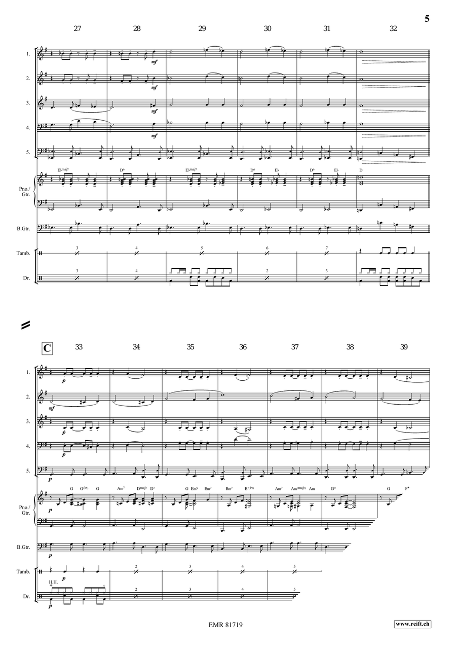Melody in F Melody in F Score scores gallery preview page 6