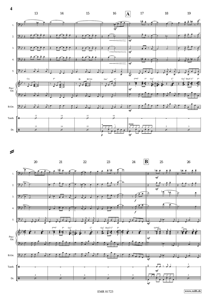 Melody in F Melody in F Trombone scores gallery preview page 5
