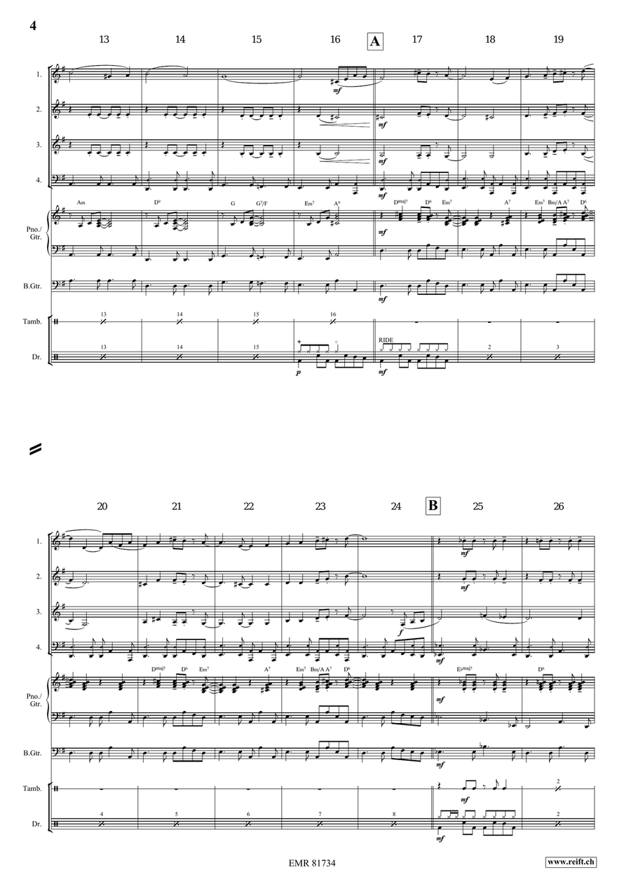 Melody in F Melody in F Score scores gallery preview page 5