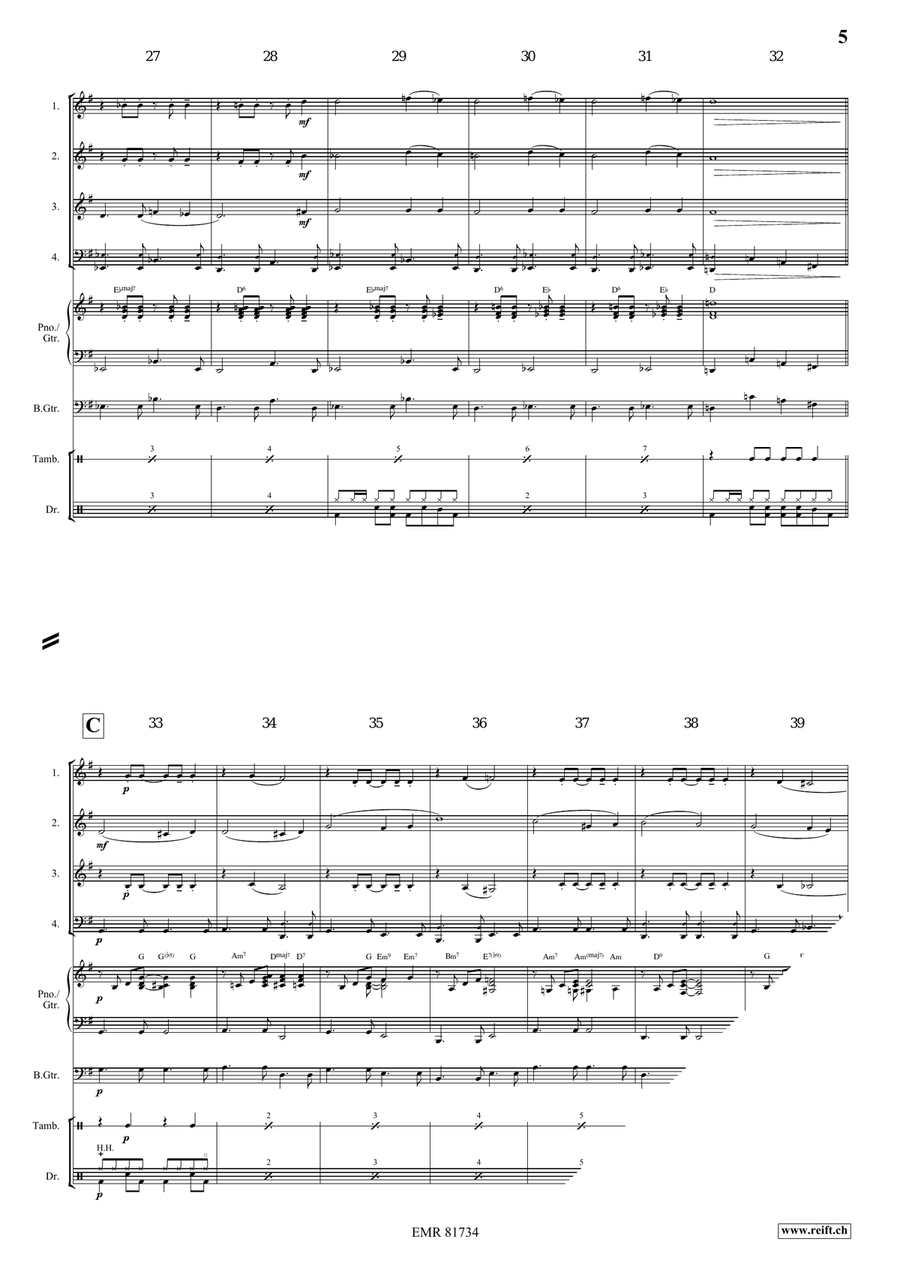 Melody in F Melody in F Score scores gallery preview page 6