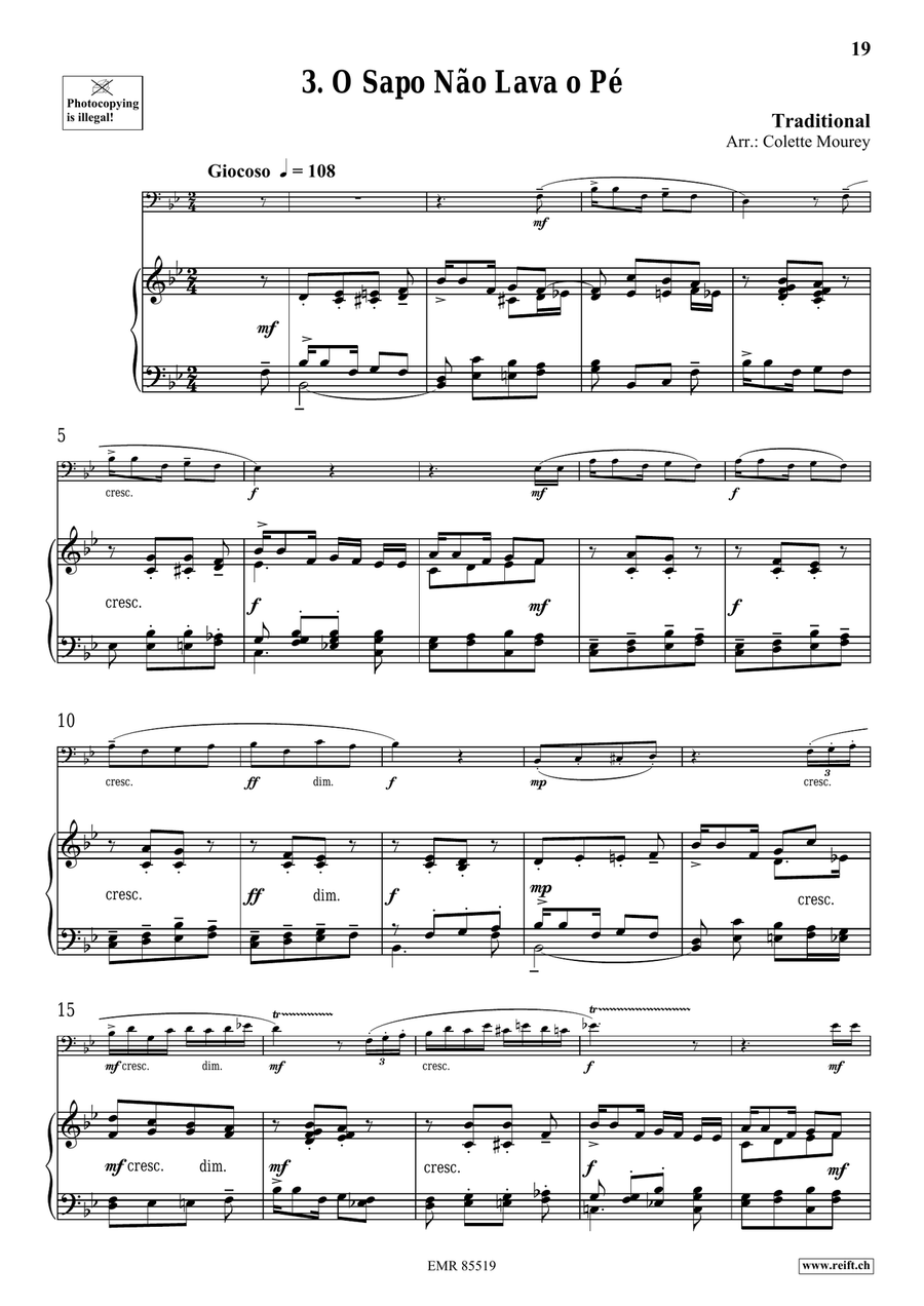 Folk Songs From Portugal Folk Songs From Portugal Piano Accompaniment scores gallery preview page 8