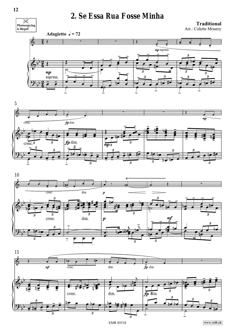 Folk Songs From Portugal Folk Songs From Portugal Cornet scores gallery preview page 6