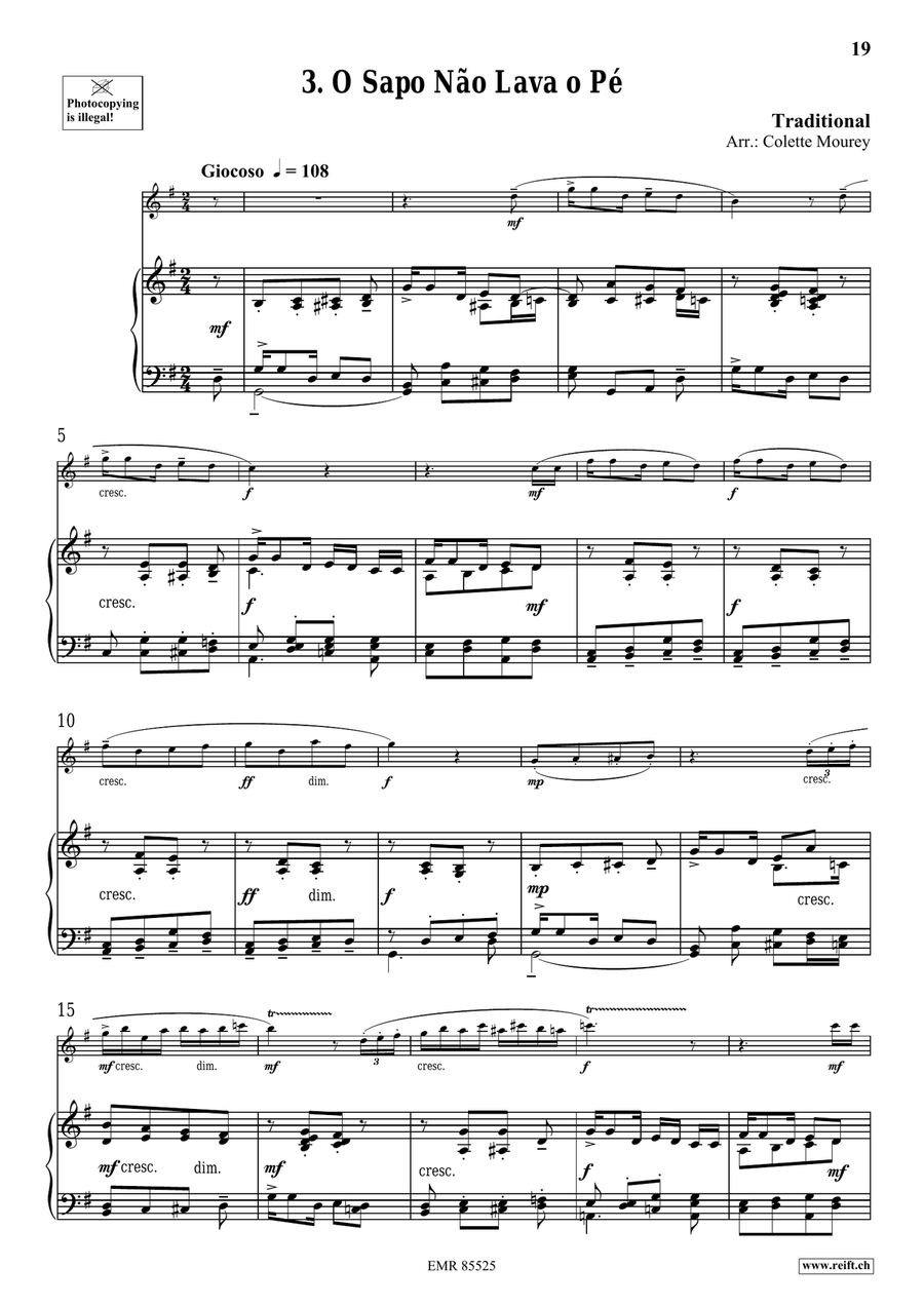 Folk Songs From Portugal Folk Songs From Portugal Violin Solo scores gallery preview page 8