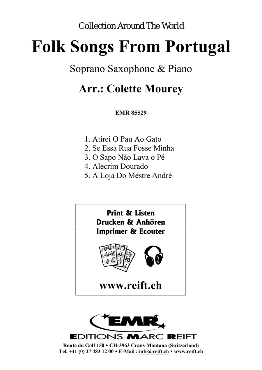 Folk Songs From Portugal Folk Songs From Portugal Soprano Saxophone scores gallery preview page 2
