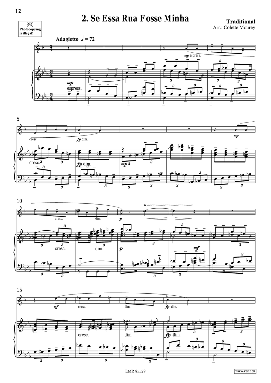 Folk Songs From Portugal Folk Songs From Portugal Soprano Saxophone scores gallery preview page 6