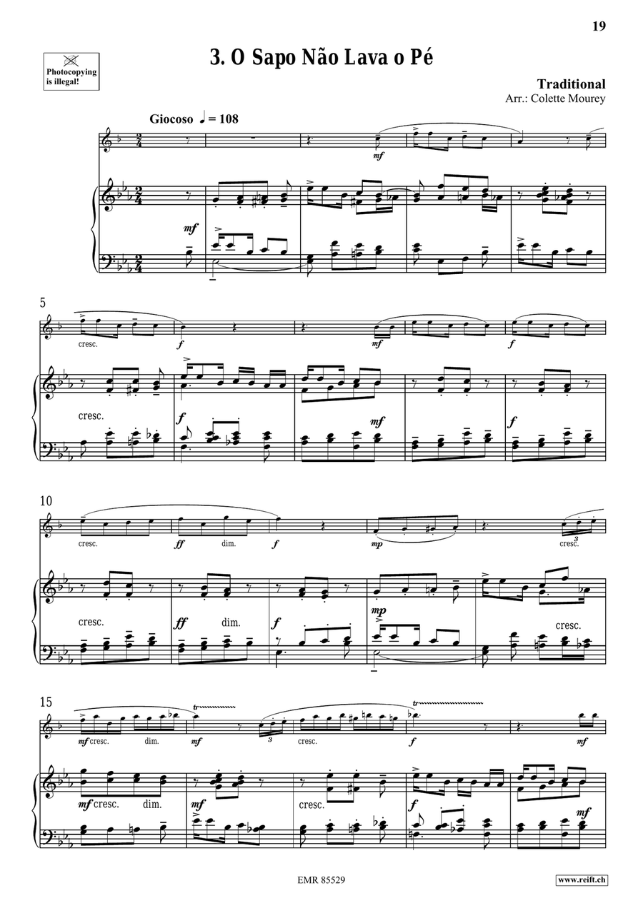 Folk Songs From Portugal Folk Songs From Portugal Soprano Saxophone scores gallery preview page 8