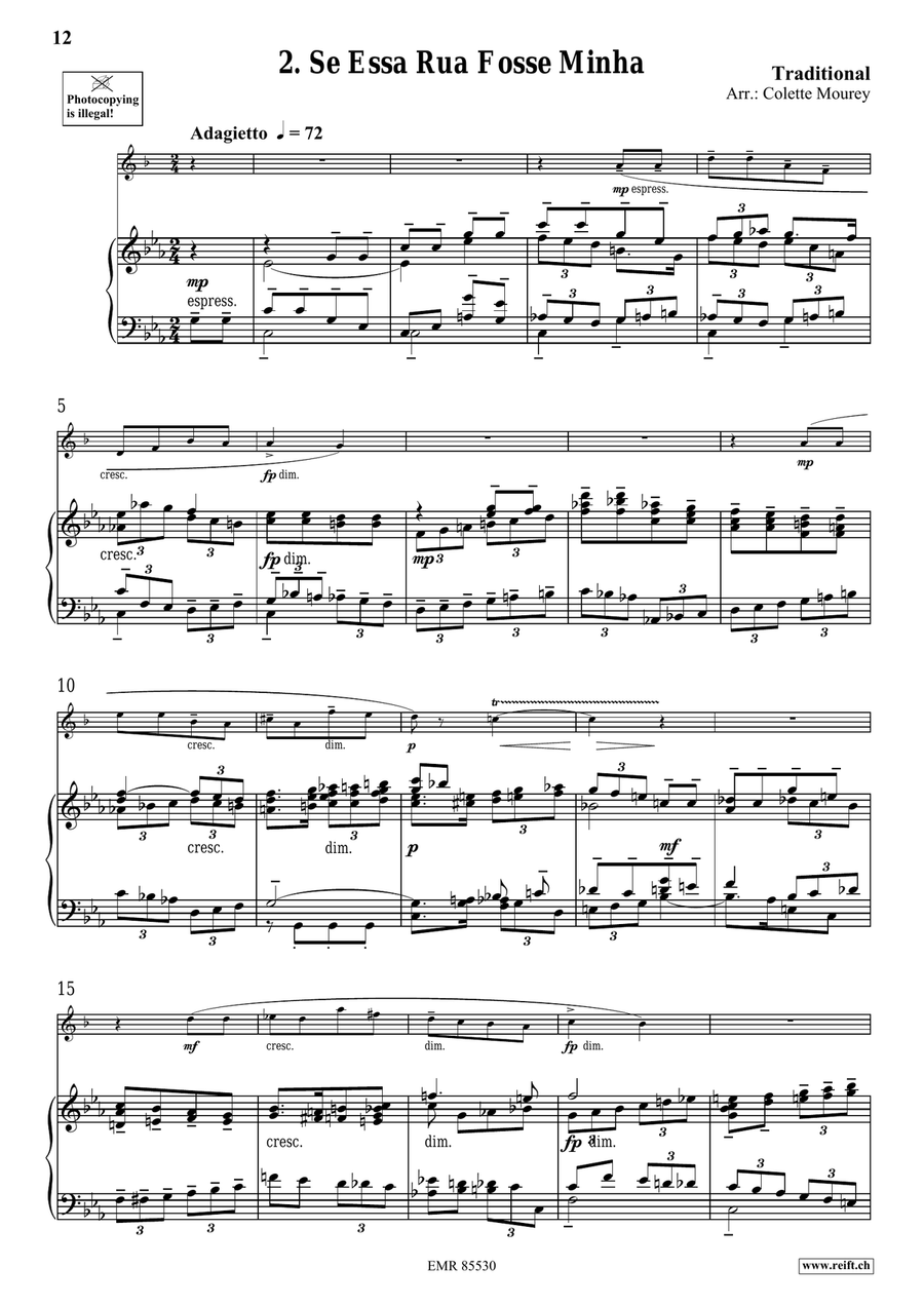 Folk Songs From Portugal Folk Songs From Portugal Tenor Saxophone scores gallery preview page 6