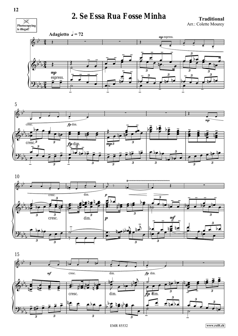 Folk Songs From Portugal Folk Songs From Portugal Horn scores gallery preview page 6