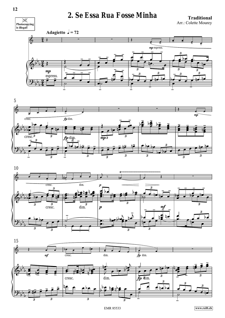 Folk Songs From Portugal Folk Songs From Portugal Horn scores gallery preview page 6