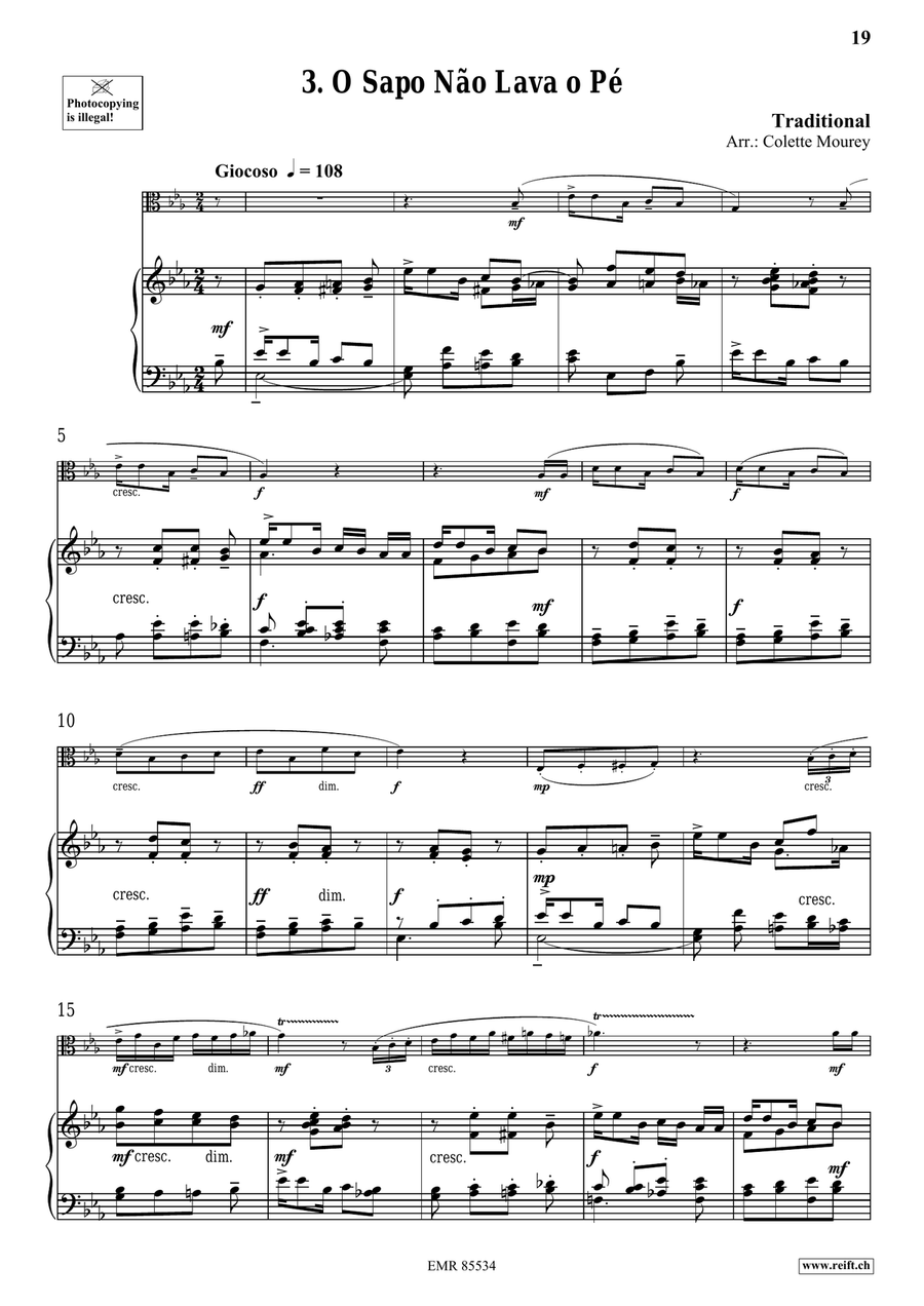 Folk Songs From Portugal Folk Songs From Portugal Piano Accompaniment scores gallery preview page 8