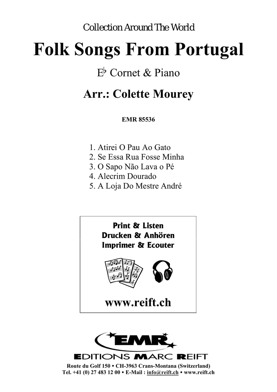 Folk Songs From Portugal Folk Songs From Portugal Cornet scores gallery preview page 2