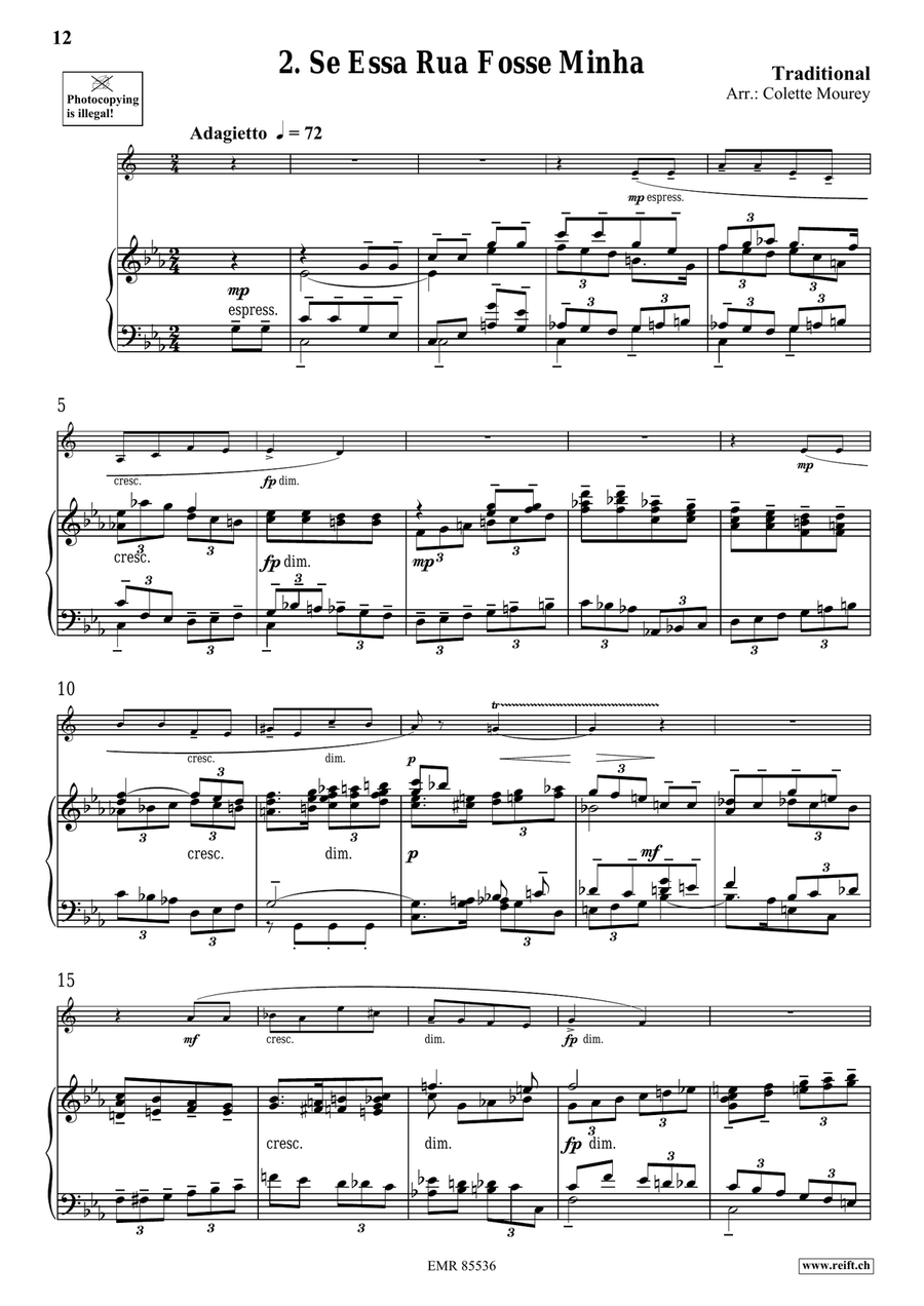Folk Songs From Portugal Folk Songs From Portugal Cornet scores gallery preview page 6