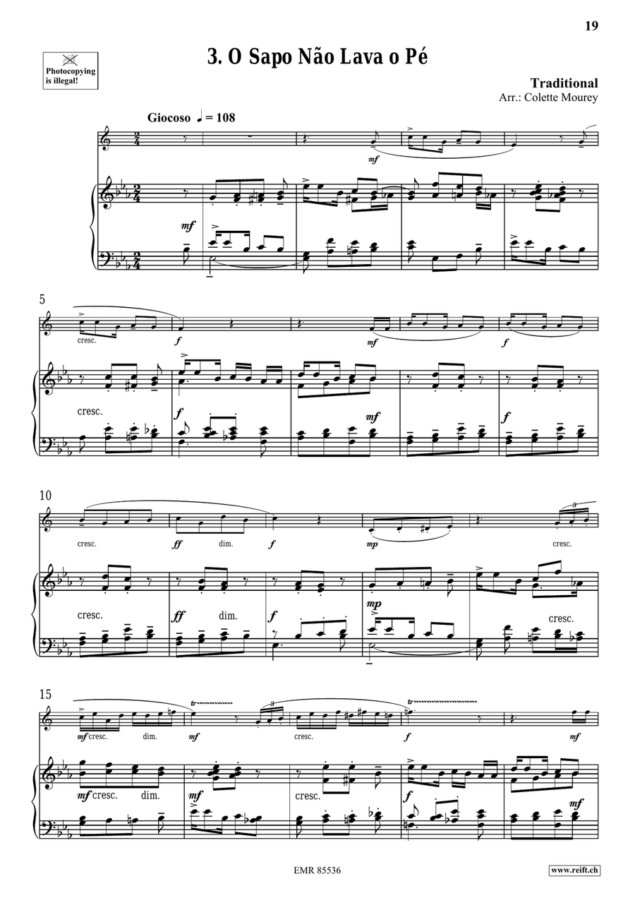 Folk Songs From Portugal Folk Songs From Portugal Cornet scores gallery preview page 8