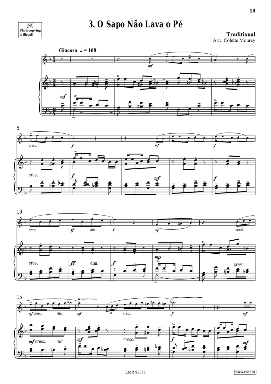 Folk Songs From Portugal Folk Songs From Portugal Piano Accompaniment scores gallery preview page 8