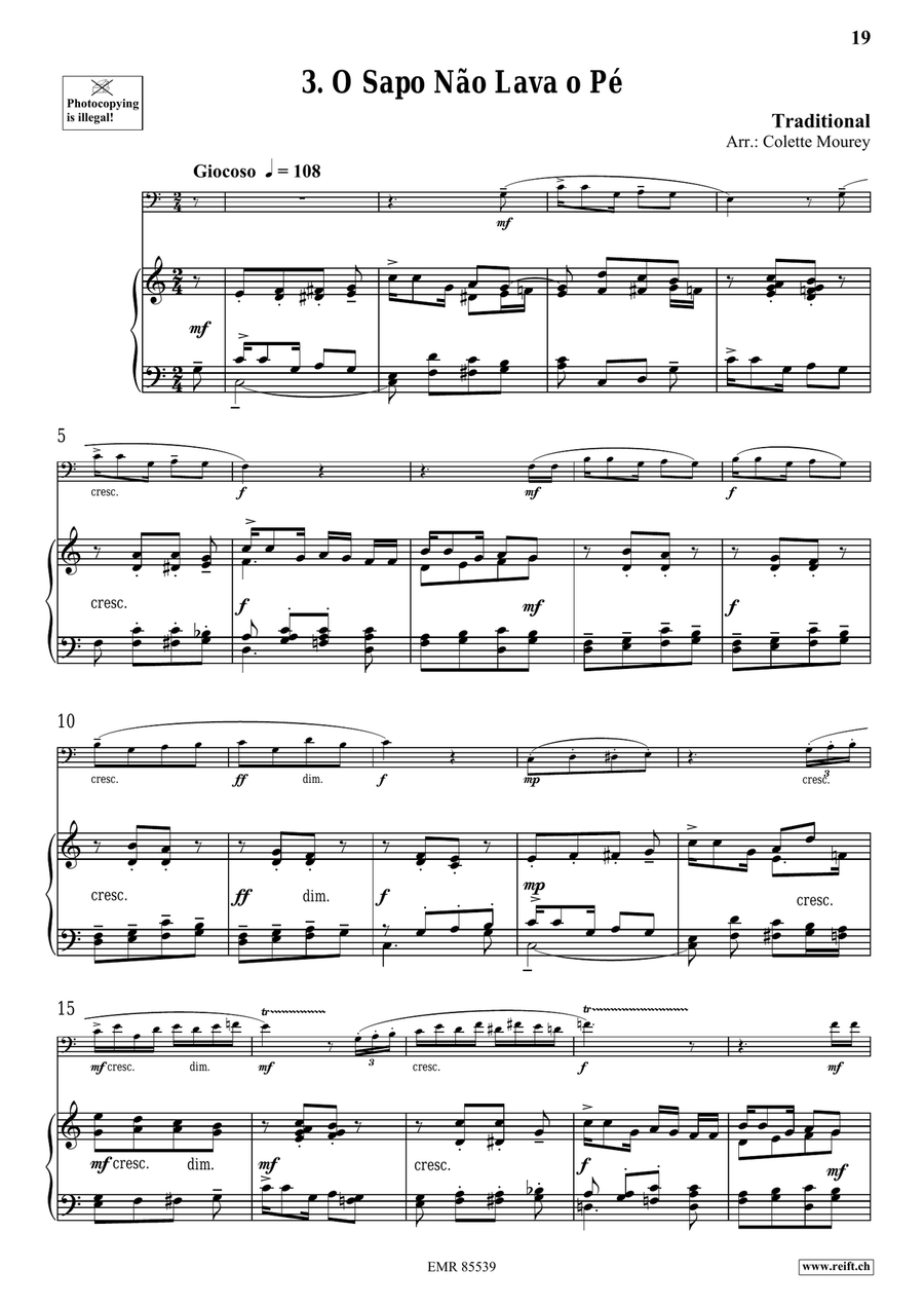 Folk Songs From Portugal Folk Songs From Portugal Bassoon Solo scores gallery preview page 8