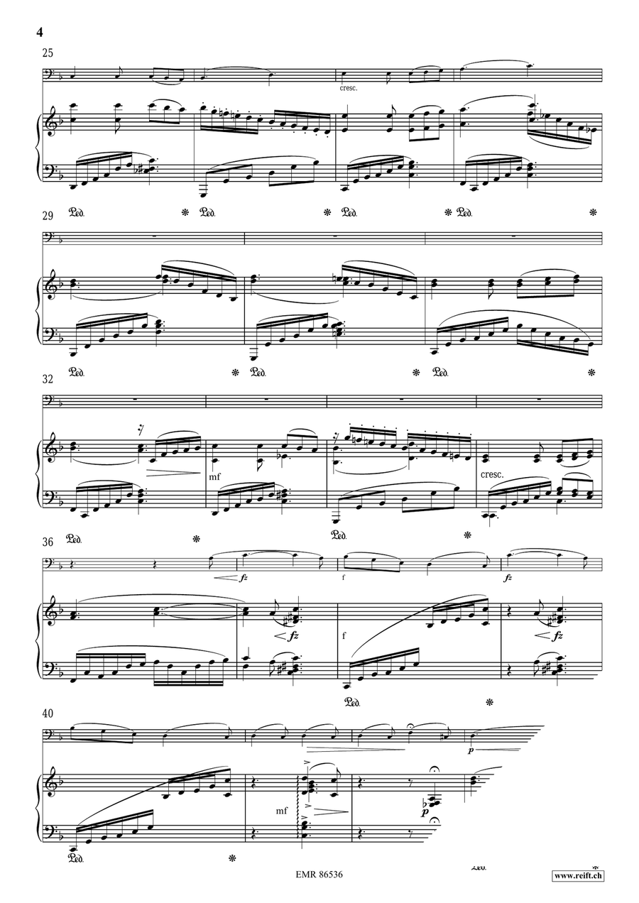 Berceuse Berceuse Double Bass scores gallery preview page 4